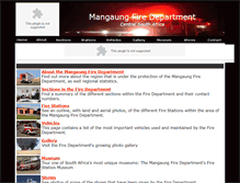 Tablet Screenshot of mangaungfire.co.za